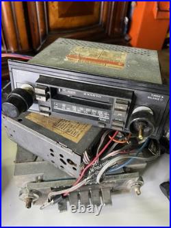 Lot 8 Car Stereo Vintage JVC PANASONIC SANYO SUBARU BLAUPUNKT PHILCO For Parts