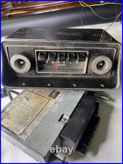 Lot 8 Car Stereo Vintage JVC PANASONIC SANYO SUBARU BLAUPUNKT PHILCO For Parts