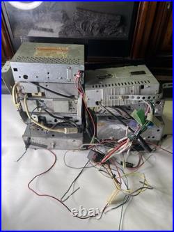Lot 8 Car Stereo Vintage JVC PANASONIC SANYO SUBARU BLAUPUNKT PHILCO For Parts