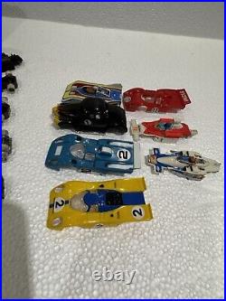 Lot Of 7 Vintage AFX Aurora Slot Cars Bodys & Parts