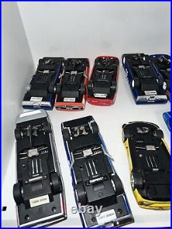 Lot Of 9 Vintage CARRERA EVOLUTION Slot Cars For Parts Or Repair UNTESTED USED