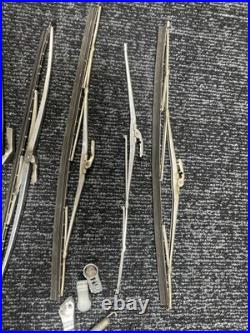 Lot Of Vintage Windscreen Wiper Blades Trico Rainbow Aeramic Old Car Parts