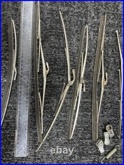Lot Of Vintage Windscreen Wiper Blades Trico Rainbow Aeramic Old Car Parts