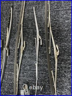 Lot Of Vintage Windscreen Wiper Blades Trico Rainbow Aeramic Old Car Parts