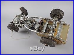 Lot of 2 Vintage Tamiya Hilux Electric RC Truck Chassis and Parts PARTS ONLY