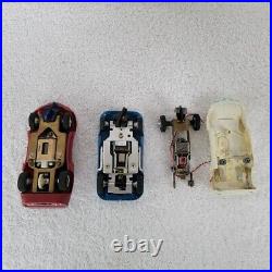 Lot of 3 Vintage 1966 Strombecker 1/32 Scale Slot Cars UNTESTED PARTS/REPAIR