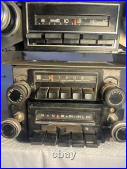 Lot of 4x VINTAGE CAR/Truck RADIO/Stereo 1970-1980s FORD/DELCO UNTESTED PARTS
