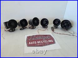 Lot of (6) Vintage Car Alarm Horns Sirens Security System Old Automotive Parts