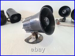 Lot of (6) Vintage Car Alarm Horns Sirens Security System Old Automotive Parts