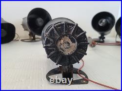 Lot of (6) Vintage Car Alarm Horns Sirens Security System Old Automotive Parts