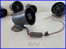 Lot of (6) Vintage Car Alarm Horns Sirens Security System Old Automotive Parts