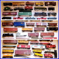 Lot of 64 Model Train Railroad Cars Repair Parts HO Gauge Vintage Free Shipping Lot of 64 Model Train Railroad Cars Repair Parts HO Gauge Vintage Free Shipping