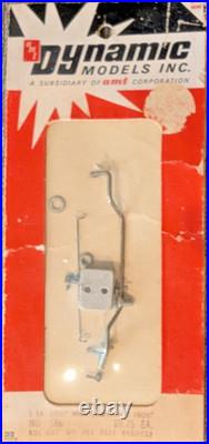 Lot of Vintage Dynamic 1960s 1/24 Slot Car Chassis Parts & Mabuchi 26D Motor