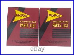 MOPAR Vintage LOGO Passenger Car Parts List 8 Glasses VOL. 1, Vol. 2