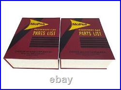 MOPAR Vintage LOGO Passenger Car Parts List 8 Glasses VOL. 1, Vol. 2