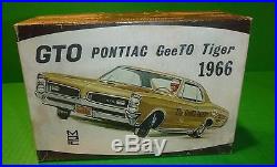 MPC 1966 PONTIAC GTO GEETO 1/25 VINTAGE MODEL CAR MOUNTAIN ANNUAL WithSLOT PARTS