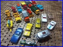 Matchbox Lesney lot of 20 vintage cars & trucks 5o's 60's & 70's 4 parts & Such