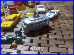 Matchbox Lesney lot of 20 vintage cars & trucks 5o's 60's & 70's 4 parts & Such