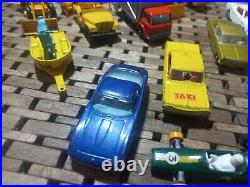 Matchbox Lesney lot of 20 vintage cars & trucks 5o's 60's & 70's 4 parts & Such