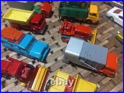 Matchbox Lesney lot of 20 vintage cars & trucks 5o's 60's & 70's 4 parts & Such