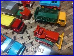 Matchbox Lesney lot of 20 vintage cars & trucks 5o's 60's & 70's 4 parts & Such