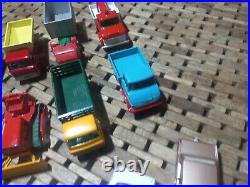 Matchbox Lesney lot of 20 vintage cars & trucks 5o's 60's & 70's 4 parts & Such