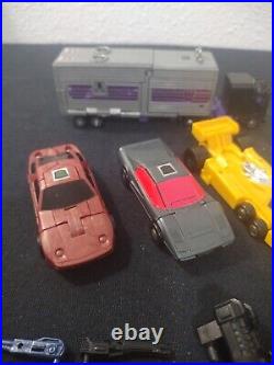 Menasor Stunticons Transformers Takara Hasbro Original Vintage Parts Lot 1986