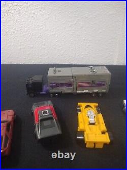 Menasor Stunticons Transformers Takara Hasbro Original Vintage Parts Lot 1986