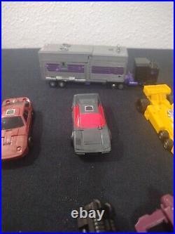 Menasor Stunticons Transformers Takara Hasbro Original Vintage Parts Lot 1986