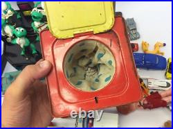 Mixed Vintage Lot Toys Figures Parts View Master Star Trek Phone Frog Band Cars