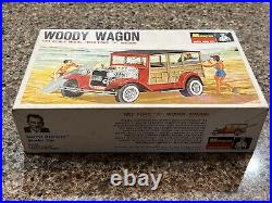 Monogram 1967 Issue Woody Wagon 1930 Ford Original Kit! Circa 1967! Vmcp