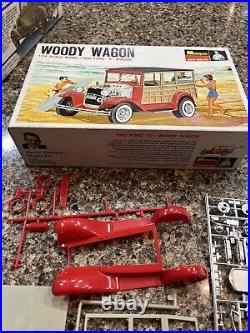 Monogram 1967 Issue Woody Wagon 1930 Ford Original Kit! Circa 1967! Vmcp