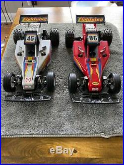 Monogram Lightning RC Car Set Vintage RC Both Work