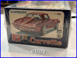 Mpc 1964 Chevy Corvette Ht Original Factory Sealed Kit! #1! Circa 1965! Vmcp