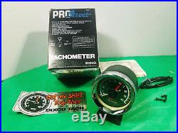 NOS DIXCO accessory Tach vintage pro steet tachometer hot rod / gasser 10k rpm