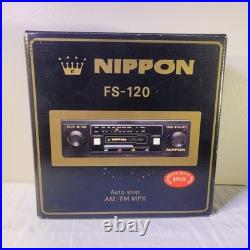 NOS NIPPON FS-120 CAR STERIO MINT IN BOX W PARTS 1970-1980'S RARE FIND Vintage
