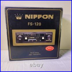 NOS NIPPON FS-120 CAR STERIO MINT IN BOX W PARTS 1970-1980'S RARE FIND Vintage