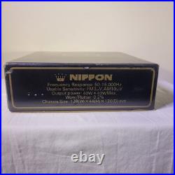 NOS NIPPON FS-120 CAR STERIO MINT IN BOX W PARTS 1970-1980'S RARE FIND Vintage