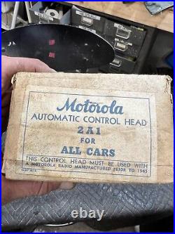 NOS VINTAGE ACCESSORY 1930's 1940's Motorola RADIO HEAD UNIT Ford Plymouth Chevy
