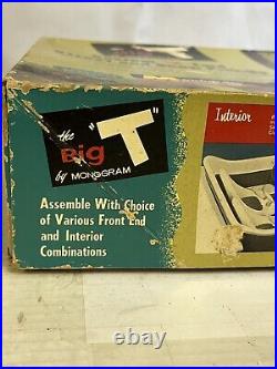 New In Box Vintage 1962 The BIG T MONOGRAM 1/8 Scale Car Ford Model T 1932 NIB