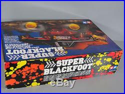 New in Open Box Vintage Tamiya 1/10 RC Super Blackfoot 58110 discontinued Kit