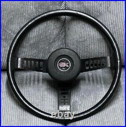 Nissan Sunny GX Vintage Genuine Steering Wheel Car Auto Parts Black Japan