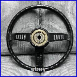 Nissan Sunny GX Vintage Genuine Steering Wheel Car Auto Parts Black Japan