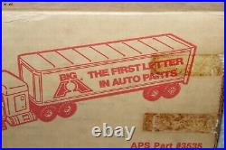 Nos Vintage 1985 Ertl Peterbilt Big A Auto Parts Tractor Trailer Metal Truck Box