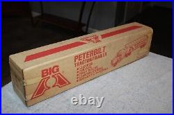 Nos Vintage 1985 Ertl Peterbilt Big A Auto Parts Tractor Trailer Metal Truck Box