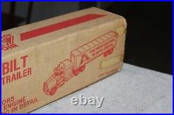 Nos Vintage 1985 Ertl Peterbilt Big A Auto Parts Tractor Trailer Metal Truck Box