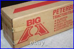 Nos Vintage 1985 Ertl Peterbilt Big A Auto Parts Tractor Trailer Metal Truck Box