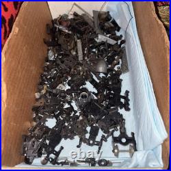 O-Scale Vintage Toy Trains HUGE LOT- Box Cars/Engine/Parts/Wire/Plates