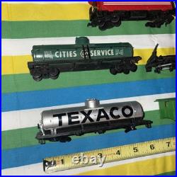 O-Scale Vintage Toy Trains HUGE LOT- Box Cars/Engine/Parts/Wire/Plates