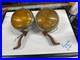 OLD-PAIR-Vintage-BLC-5-3-4-Flat-Back-Fog-Lamps-Lights-Auto-Car-Parts-or-Repair-01-ic